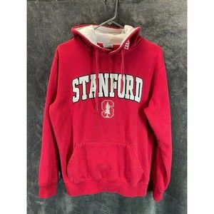 Stanford University Cardinal Men's Pullover Sweater Hooded Jacket Red Size S